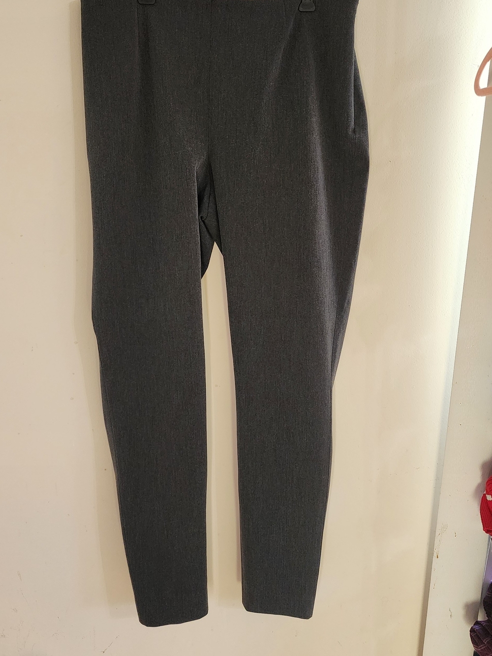 Vince Camuto Heather Gray Pull-On Skinny Ankle Career Pants Size 12
